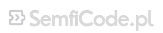 SEMFI CODE - Autorskie oprogramowanie